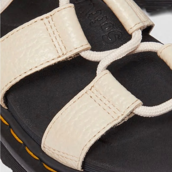 NWOT Dr Martens 'NARTILLA' AirWair Leather Strappy Sandals Black White Women’s - Picture 10 of 13